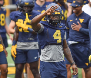 WVU running back Leddie Brown looking to make more plays with his hands, get involved in passing game